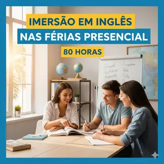 Curso de Imersão em Inglês Nas Férias Presencial